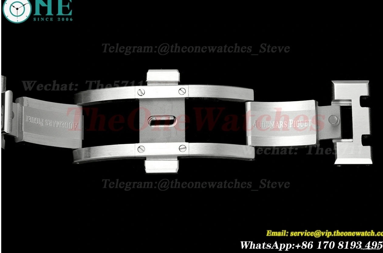 TKF Royal A4302 41mm Clone Super SS Black Dial 15500 Oak SS 0322